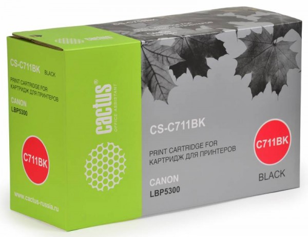  Cactus CS-C711BK   Canon LBP5300, 5360, MF8450, 9130, 9170