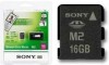 ����� ������ Sony, �������� Memory Stick Micro M2, 16�� (��� ��������� ���������) + USB ������� (MSA16GU2)