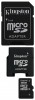 (SDC10 16GB-2ADP) ����� ������ Kingston, �������� microSD (T-Flash) ����� 10, 16�� microSDHC � ����� ����������
